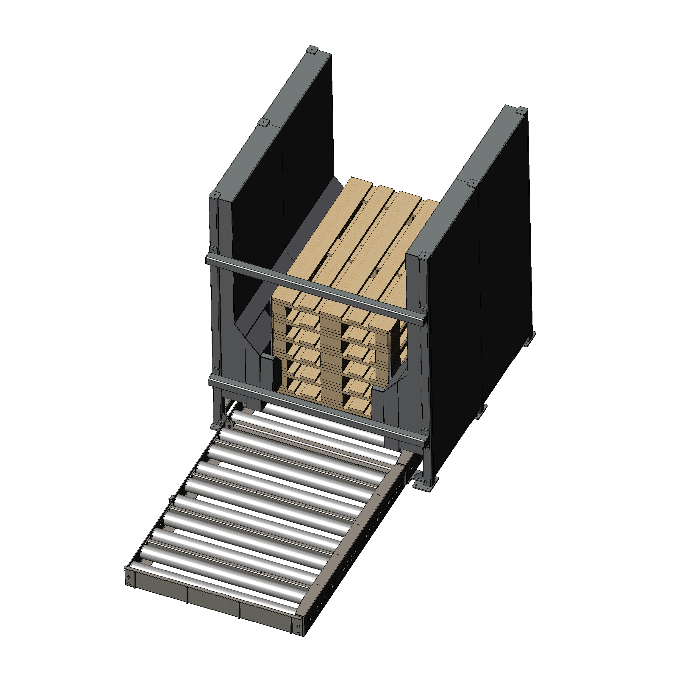 Automatische palletaanvoer