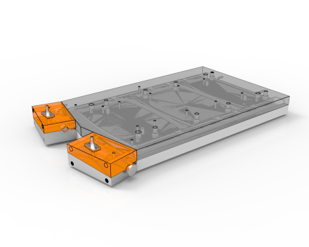 Aluminium matrijzen, aluminium vorm voor de fabricatie van kunststoffen veiligheidspoorten