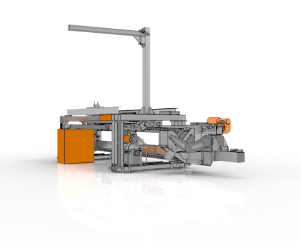 FF25 + FR25, profielfreesmachine freest profielen van 2 meter met een cyclustijd van 20 seconden manipulatie inbegrepen